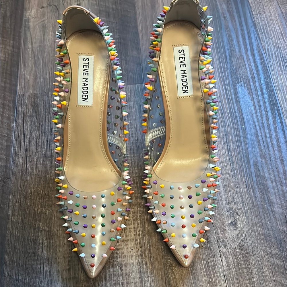 Steve Madden Colorful Studded Heels